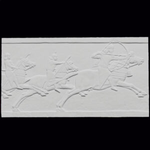 Ashurbapinal hunting donkeys