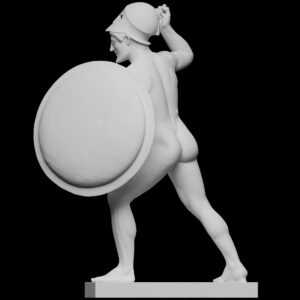 Standing Warrior with Shield - Temple of Aphaia (West Pediment)