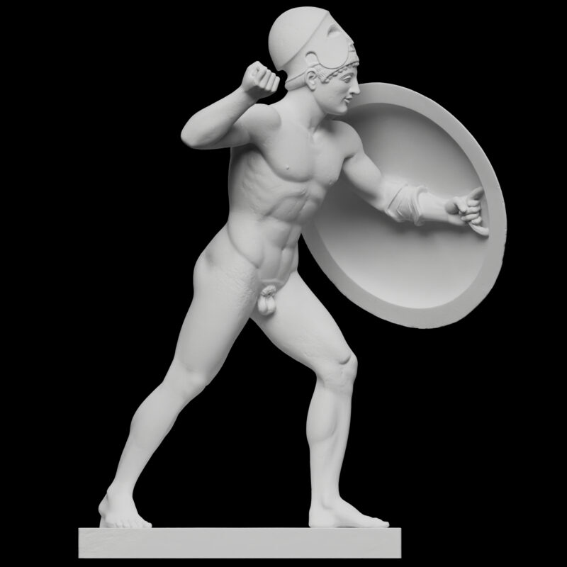 Standing Warrior With Shield - Temple of Aphaia (West Pediment)