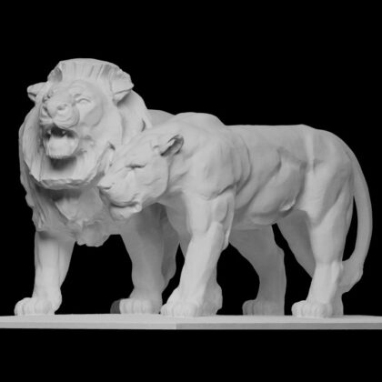 Lion and lionesse