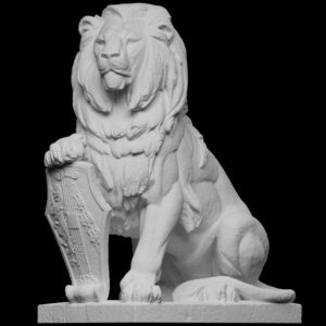 Lion sculpture