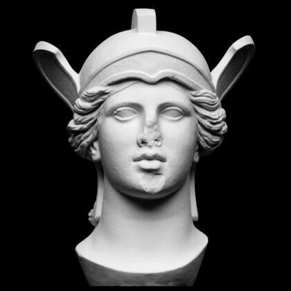 Head from the statue of Athena Parthenos