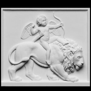 Cupid Riding on a Lion