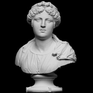 Bust of a young woman