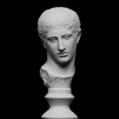 From a statue of Diskoforos or Diskos carrier