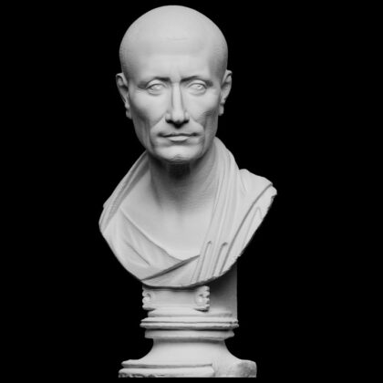 Portrait of Julius Caesar, The Green Caesar