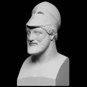 Warrior with Helmet, Miltiades