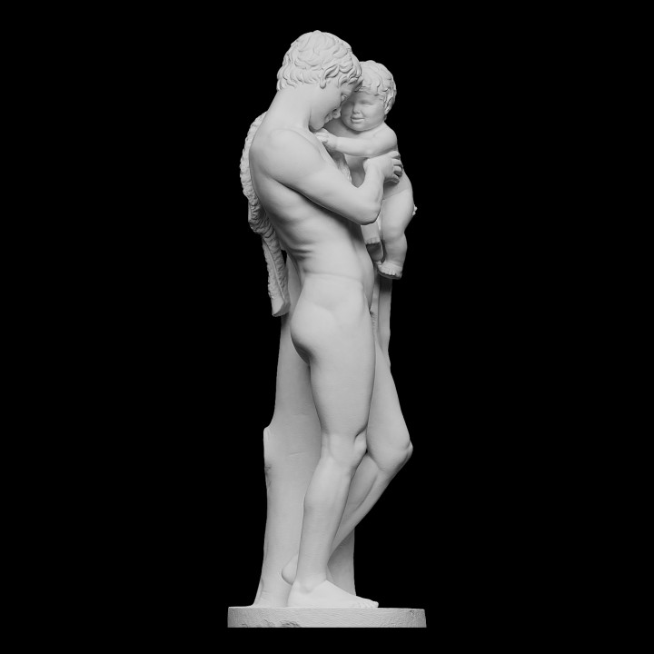 Faun playing with his younger brother - Afbeelding 2