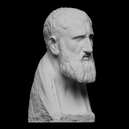 Portrait of Zeno of Kition, Greek Philosopher
