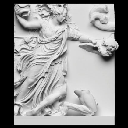 Panel from the Pergamon Altar's North Frieze (Nyx)