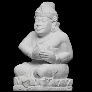 Figure at the entrance of Goa Gajah