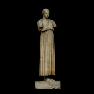 Plaster cast of an ancient sculpture - Charioteer of Delphi