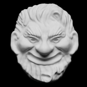 Mask of a satyr