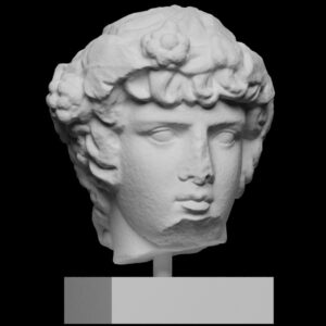 Marble Portrait Head of Antinous