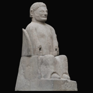 Etruscan Cinerary Urn Seated Figure