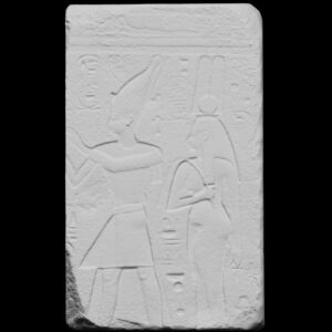 Relief of King Osorkon and his wife