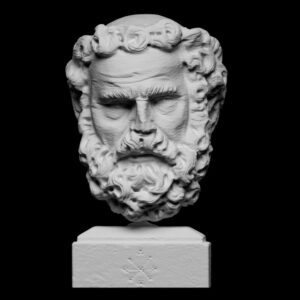 Head of a Bearded Man