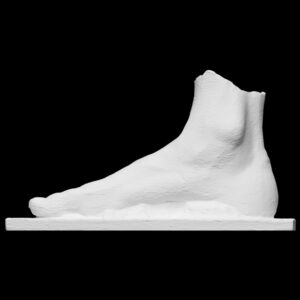 Right foot of an athlete