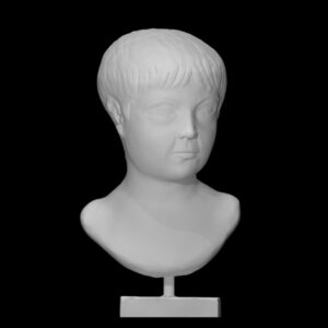 Portrait bust of a boy