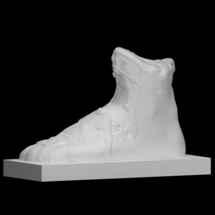 Statue (fragment) of Foot Carved