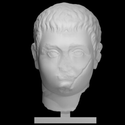 Young Maxence's head
